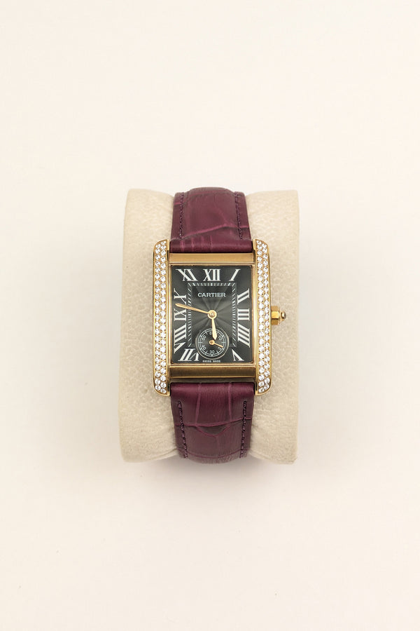 Cartier Rectangle With Stones - Harmony