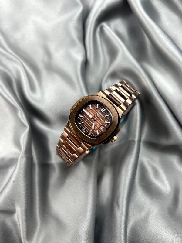 Patek Philippe Rose Gold Full Brown